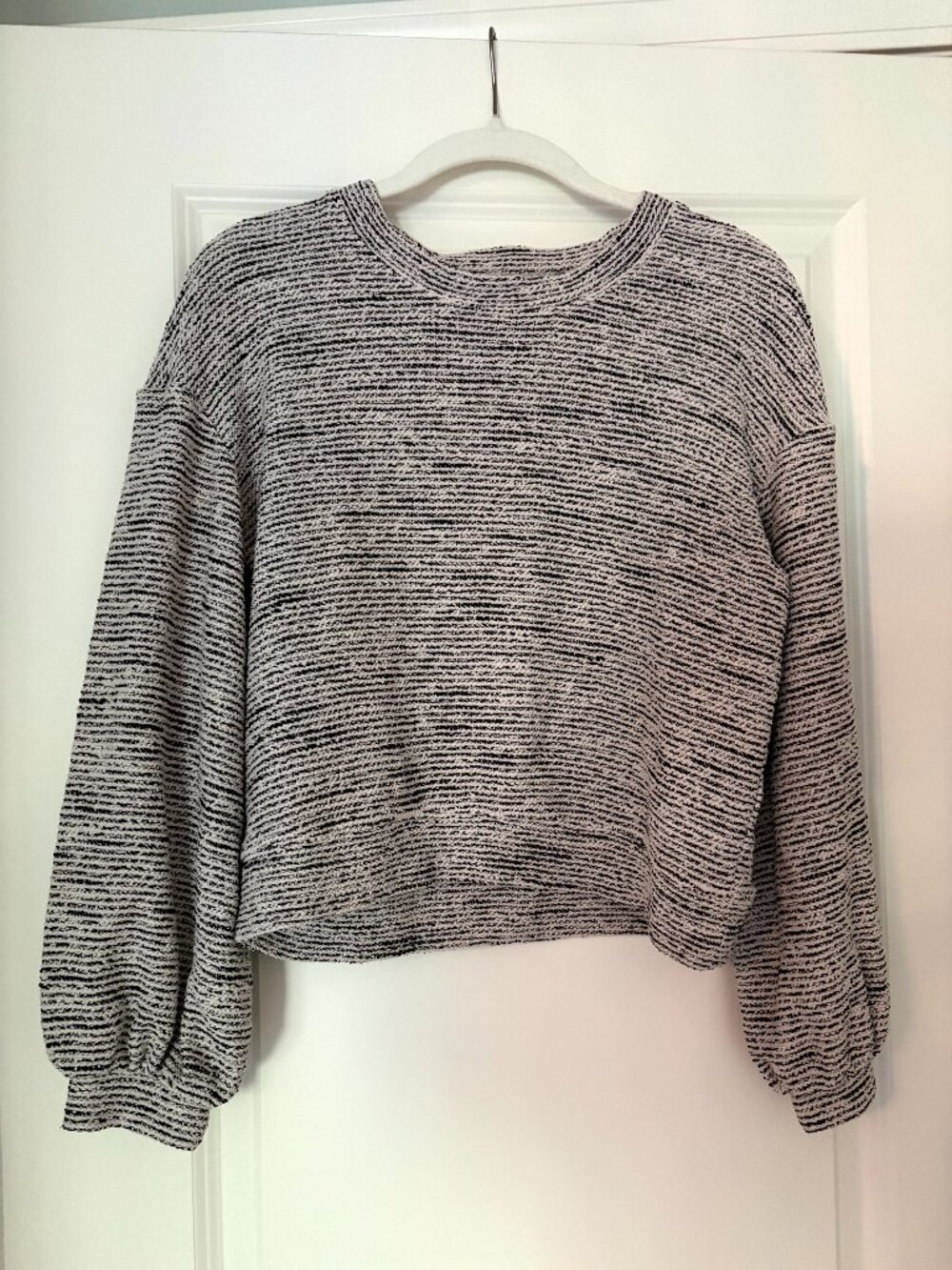 Madewell Textured Crewneck Sweatshirt Sz XS
